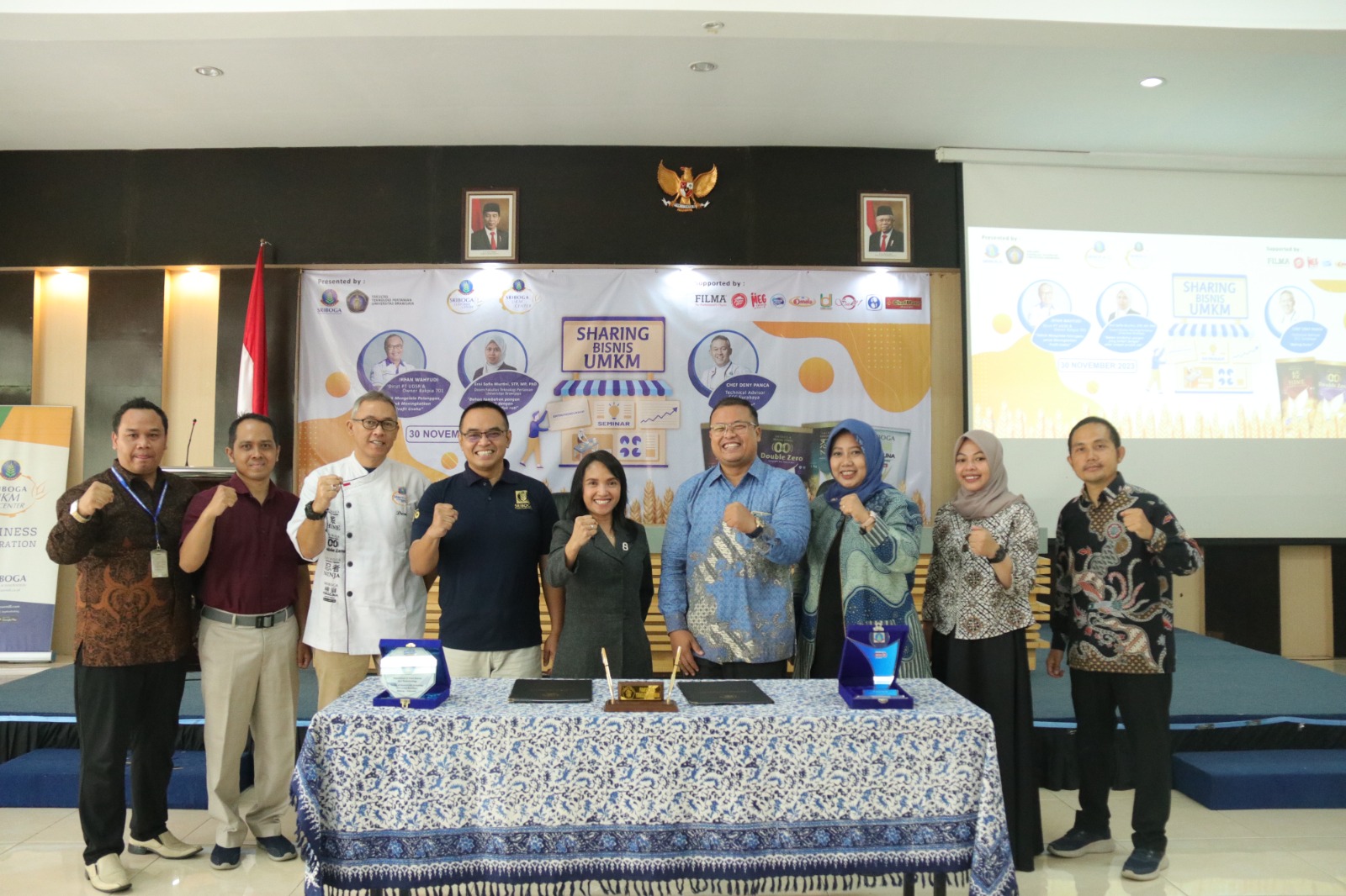 ‘Collabs’ Dengan UB Malang, PT Sriboga Flour Mill Sharing Business Dengan Pelaku UMKM Se-Malang Raya