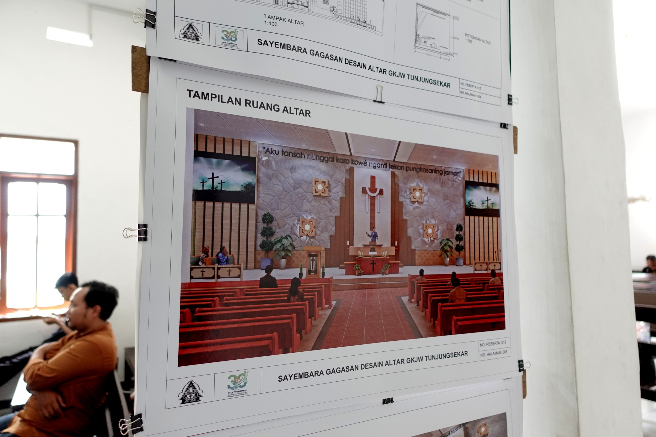 Sentuhan Budaya Jawa Timur di Altar GKJW, Mahasiswa Arsitektur ITN Malang Raih Juara 2 Sayembara Desain