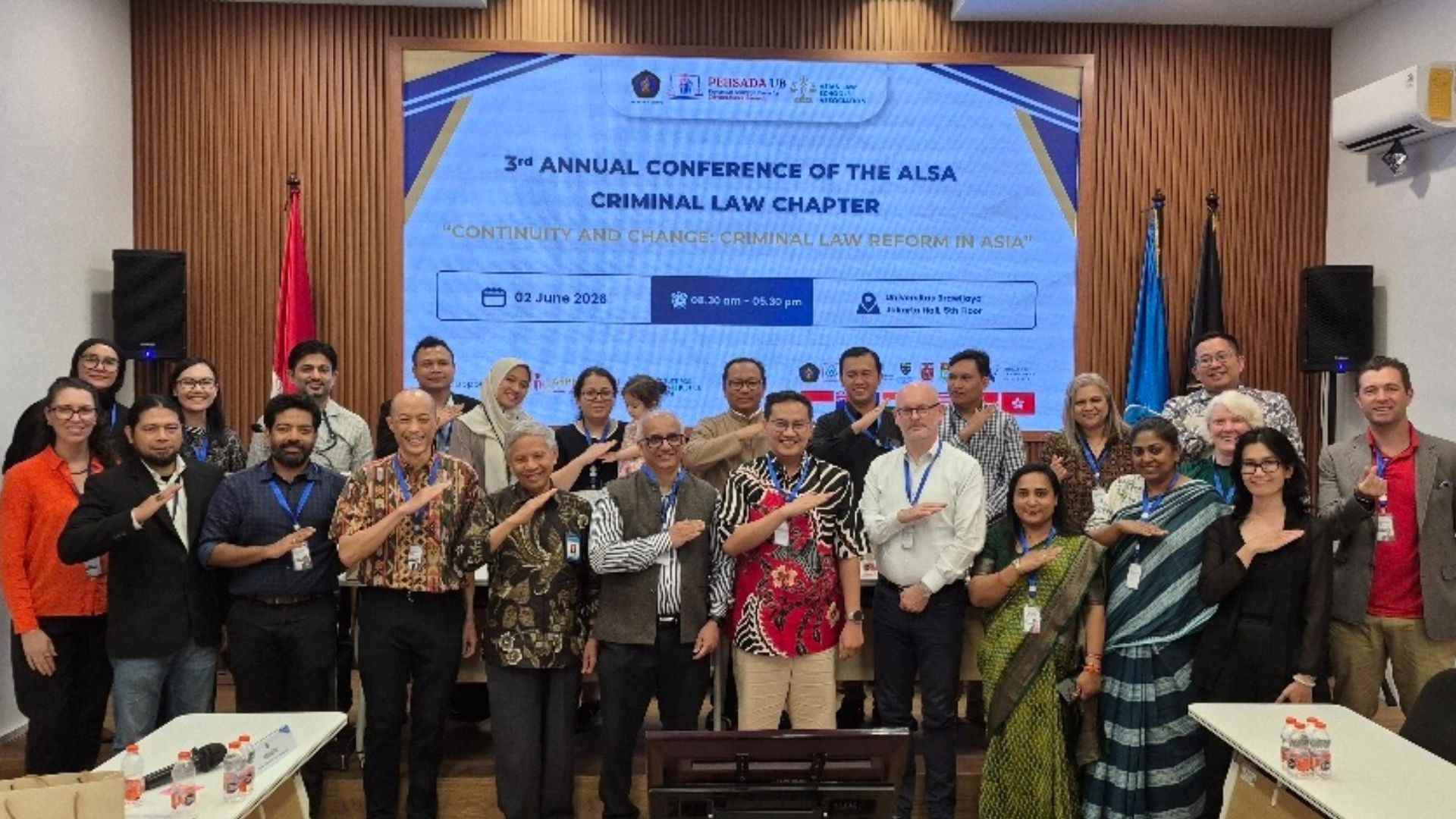 AJCLJ Resmi Diluncurkan, PERSADA UB Dorong Lahirnya Gagasan Baru Reformasi Hukum Pidana Asia