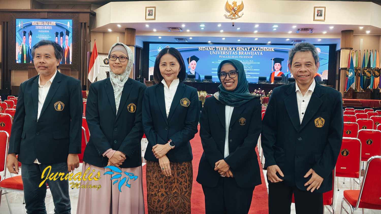 Lima Profesor Baru Universitas Brawijaya Dikukuhkan, Usung Beragam Inovasi Lintas Disiplin