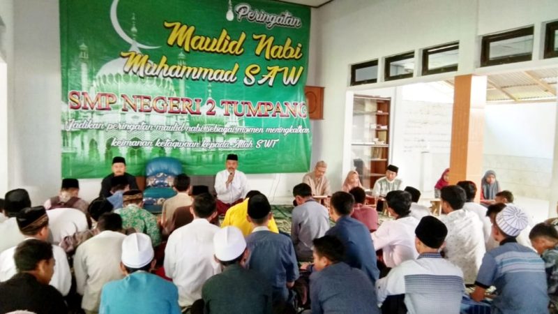 SMPN 2 Tumpang Peringati Hari Maulid Nabi Muhammad SAW untuk dijadikan Karakter Bangsa