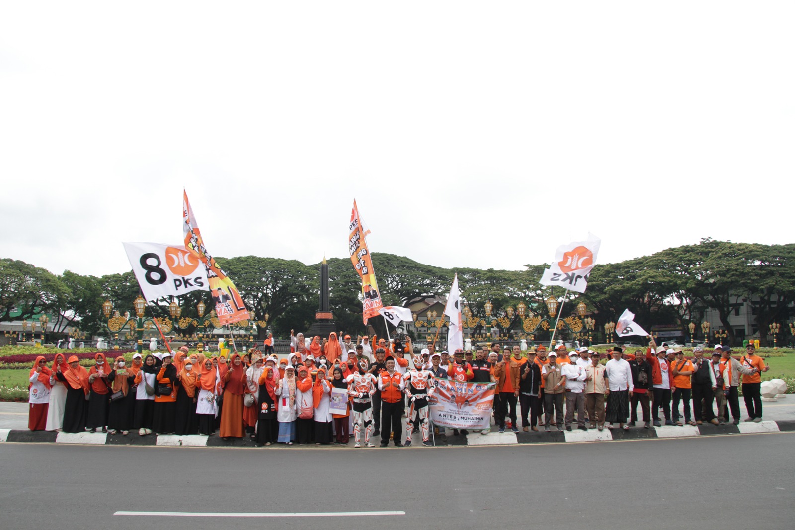 PKS Kota Malang Optimis Raih Hati Masyarakat, Gelar Kampanye Perdana di Alun-Alun Tugu