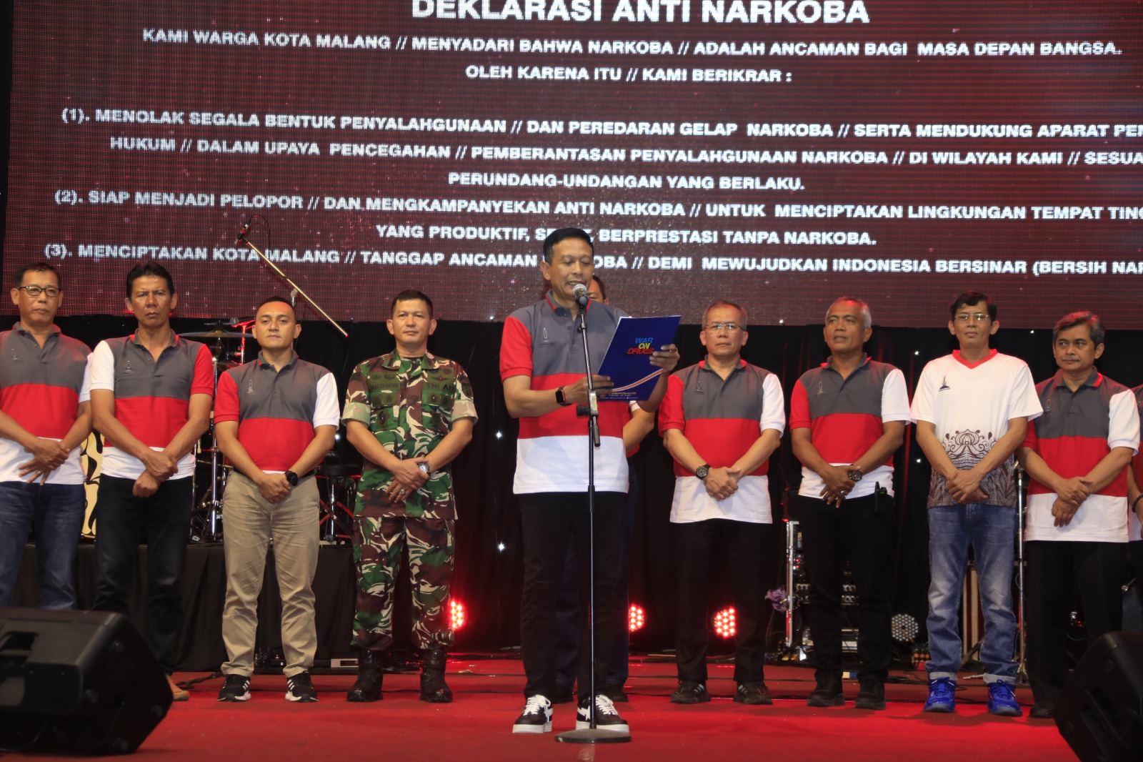 Pj. Walikota Wahyu Kota Malang : Kota Malang Mbois Ilakes Tanpa Narkoba