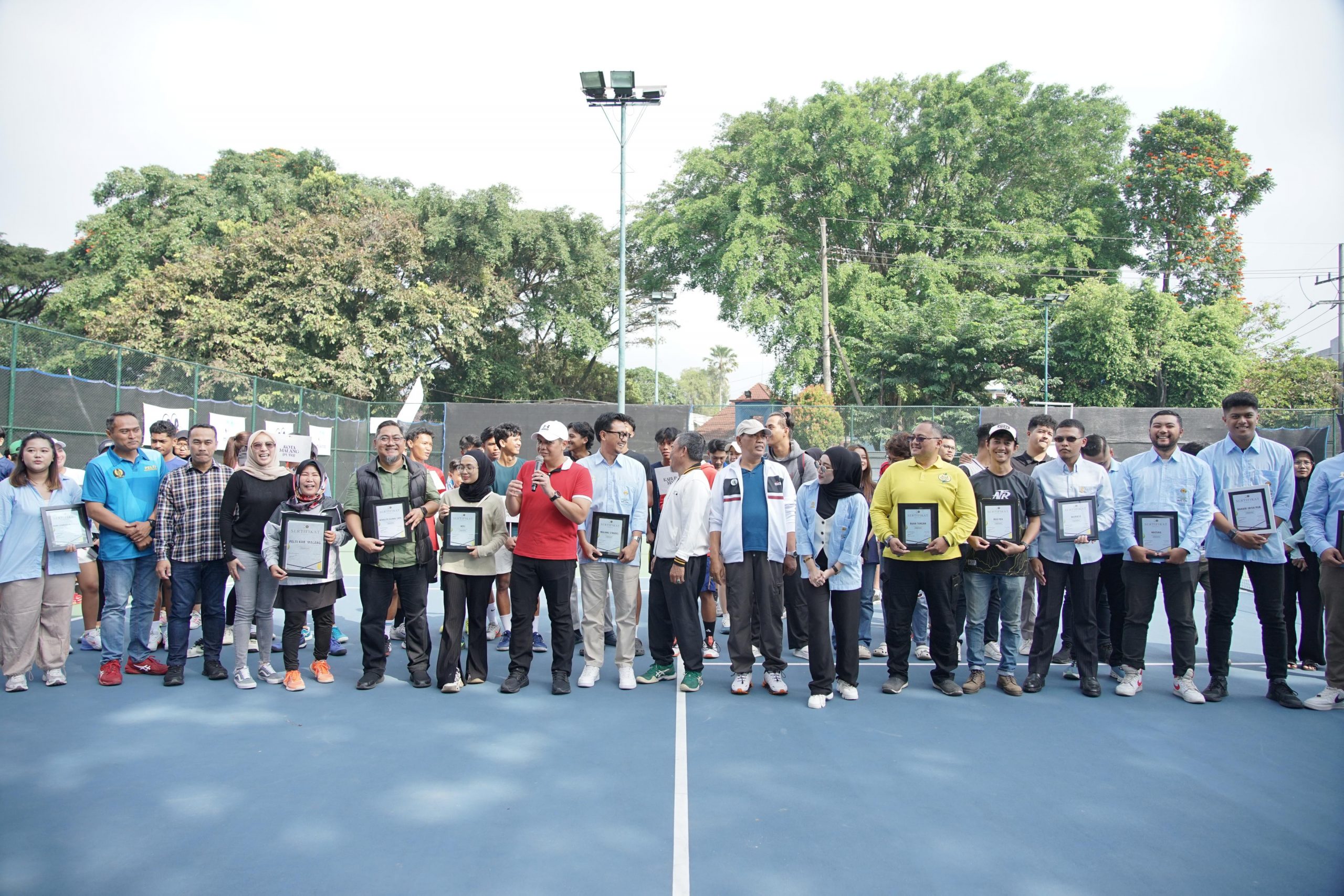 Road to PORPROV Jawa Timur, HIPMI Kabupaten Malang Gelar Turnamen Tenis Open