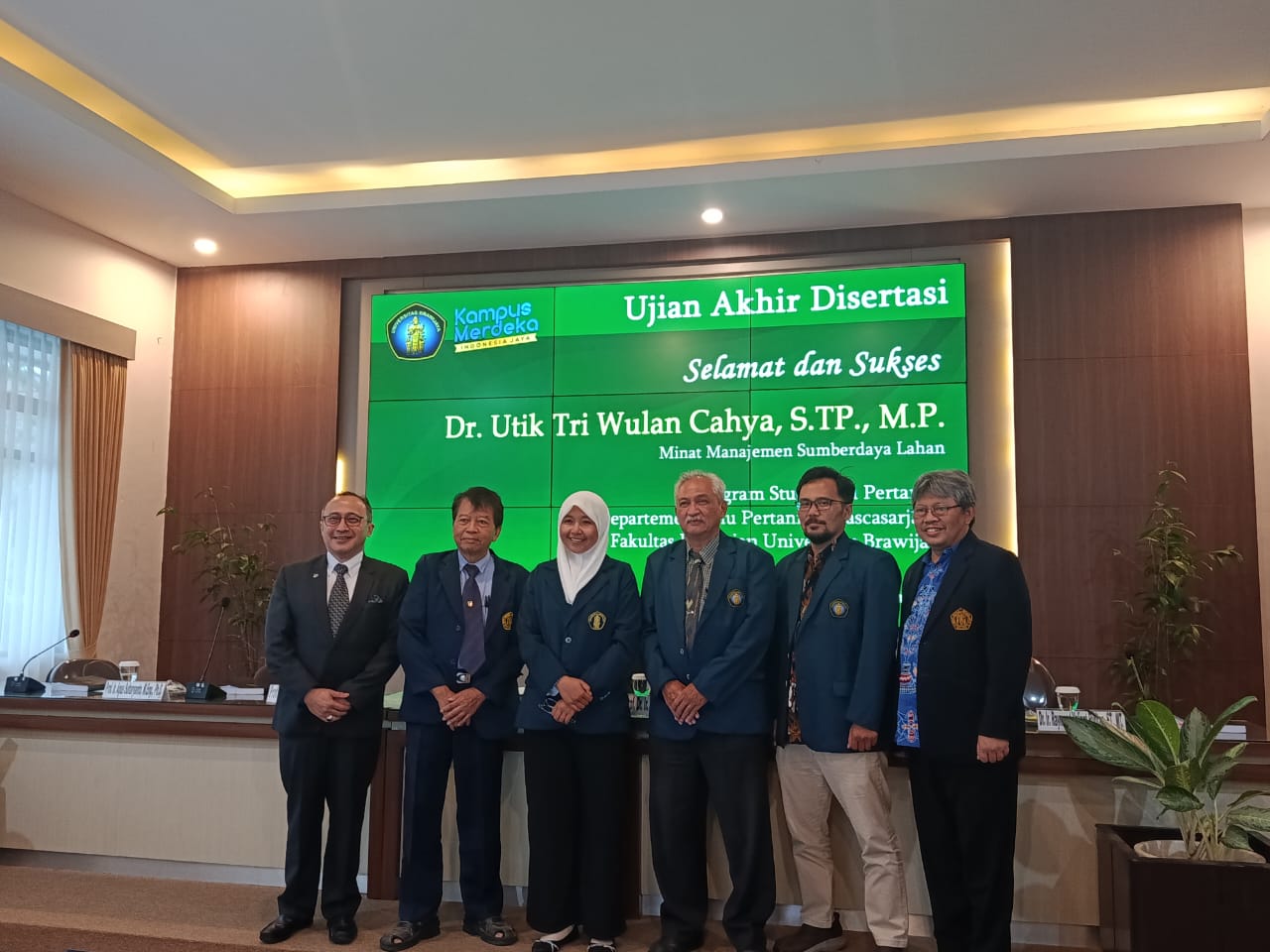 Angkat Isu Krisis Air Tanah, Dosen UNITRI Raih Gelar Doktor Di UB