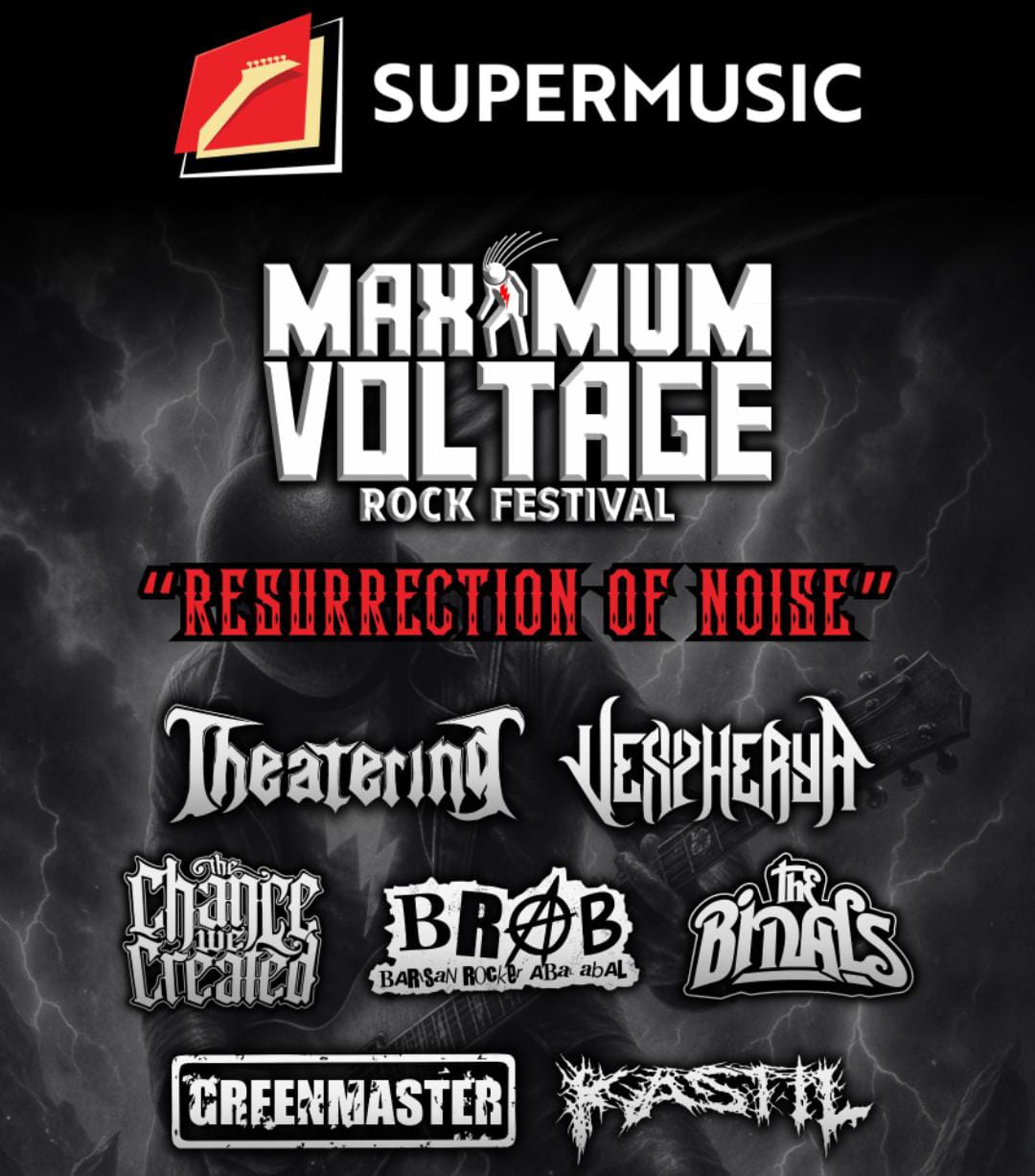 Supermusic Maximum Voltage Rock Festival 2025: “Resurrection of Noise”