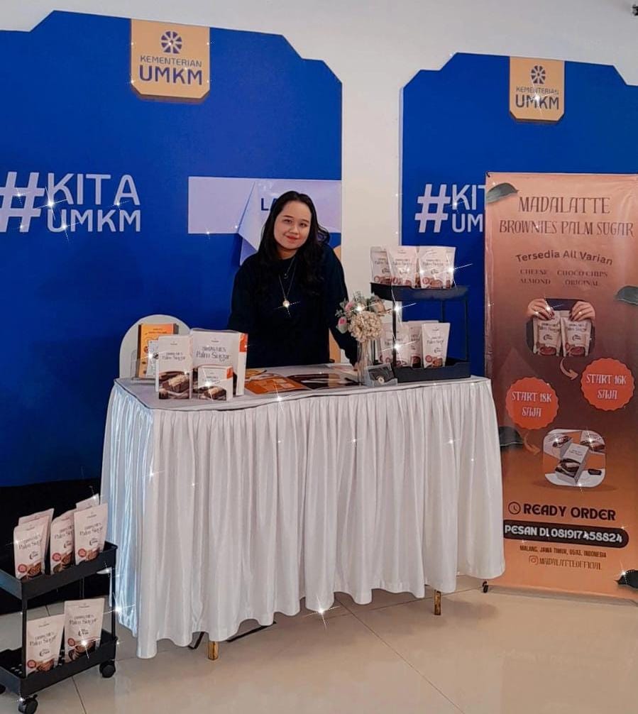 Madalatte Brownies Rendah Gula, Produk Lokal Kota Malang Turut Meriahkan Festival Mbois X