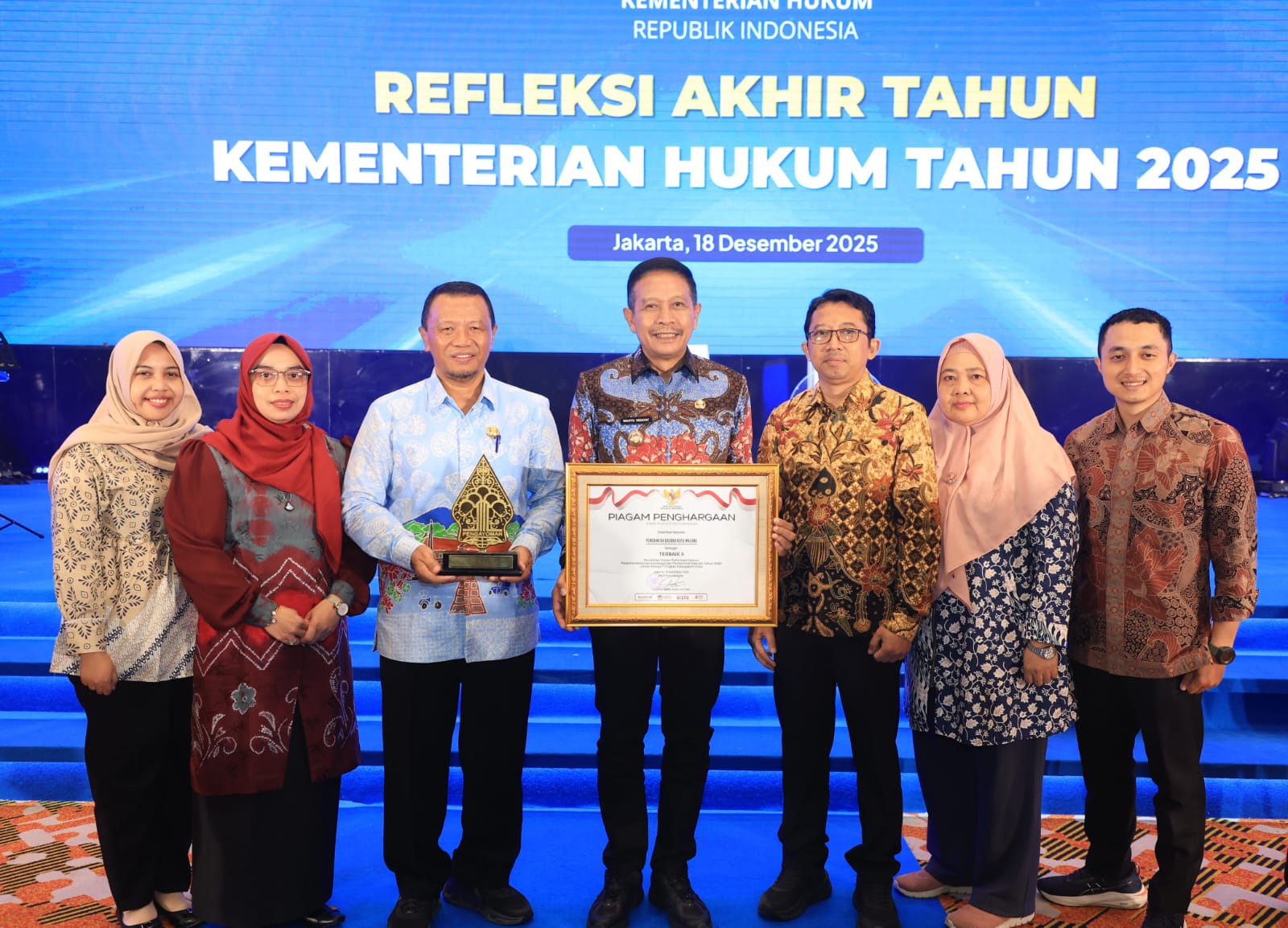 Kota Malang Raih Nilai Sempurna Indeks Reformasi Hukum, Wali Kota Wahyu Tekankan Penguatan Harmonisasi Regulasi