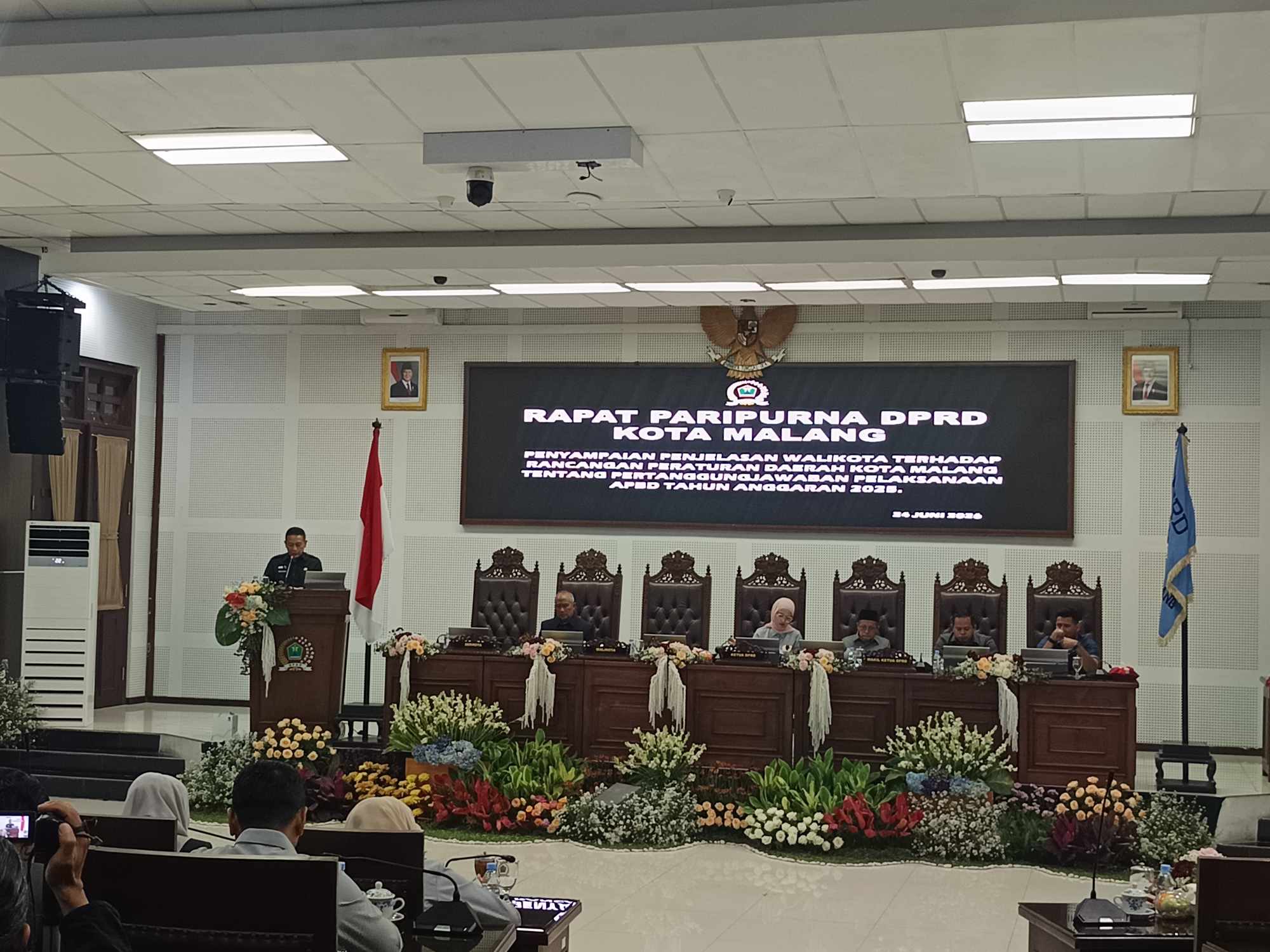 Wali Kota Malang Sampaikan Ranperda Pertanggungjawaban APBD 2025 dengan Raihan Opini WTP ke-15