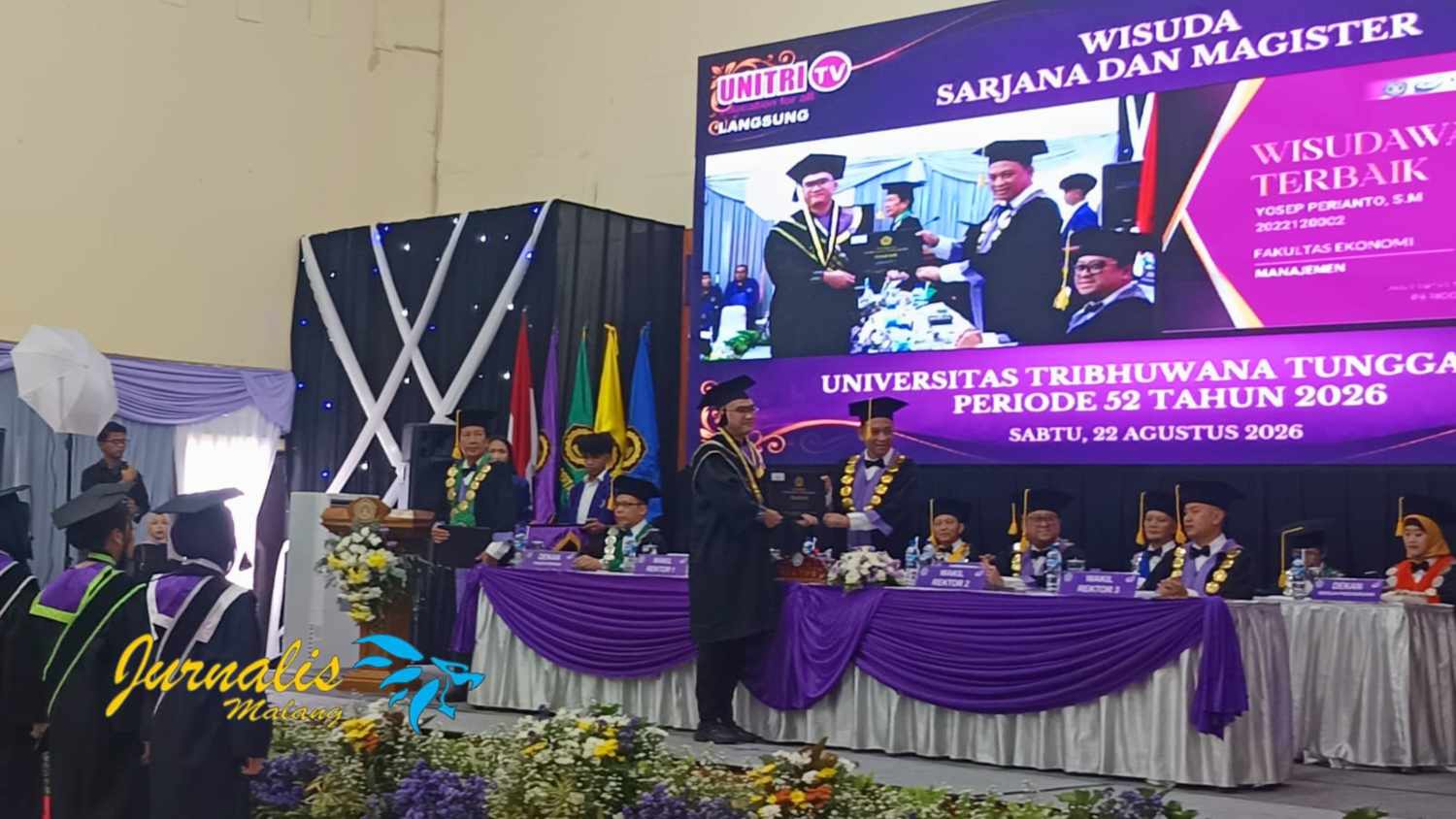 Wisuda ke-52 Unitri Malang: Rektor Tekankan Beban Moral dan Kontribusi Alumni